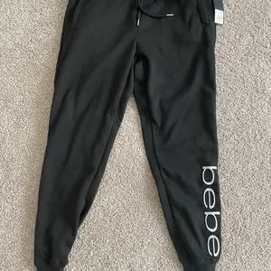 Black bebe sweat pants